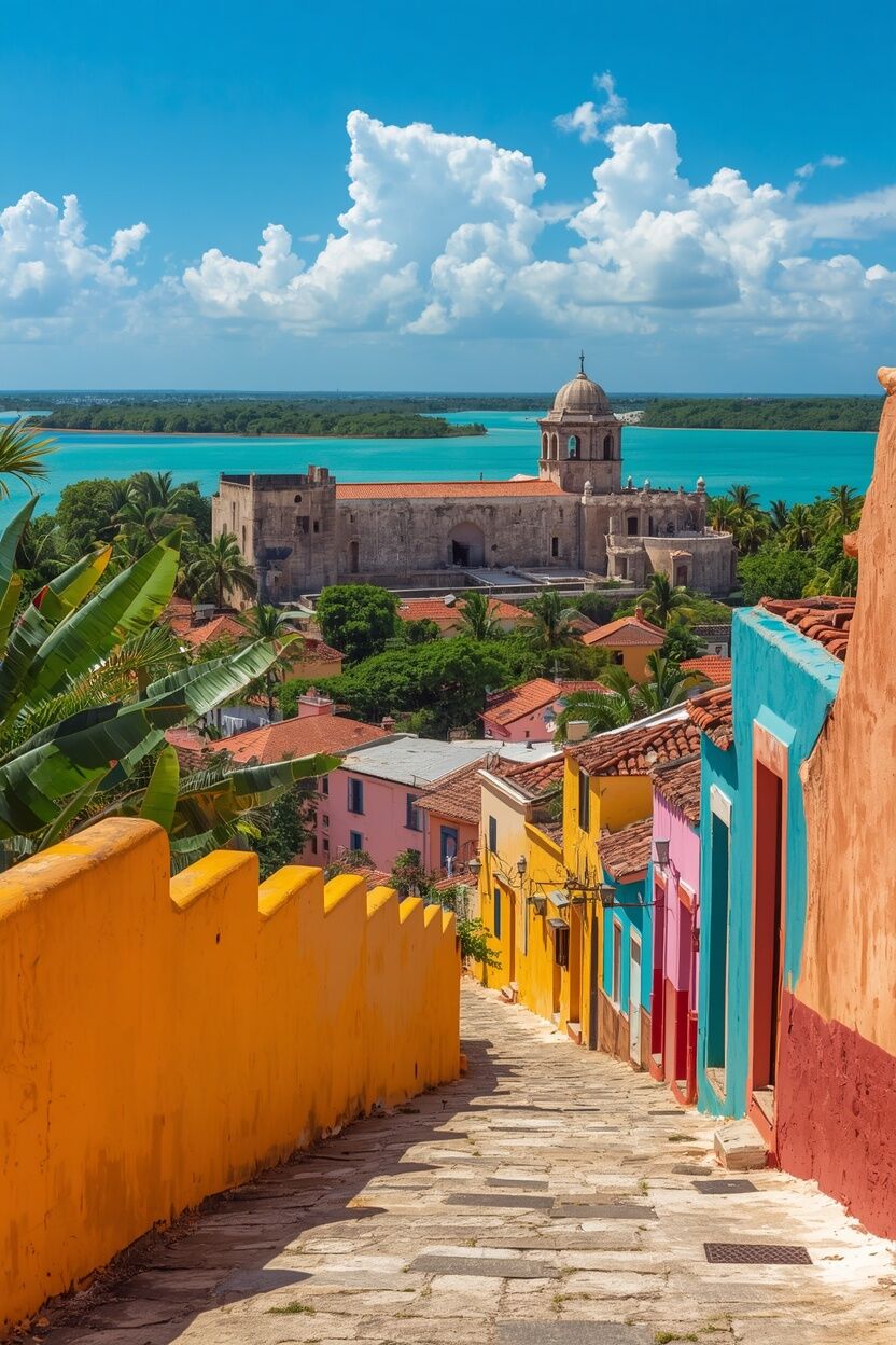 Centro histórico de Bacalar